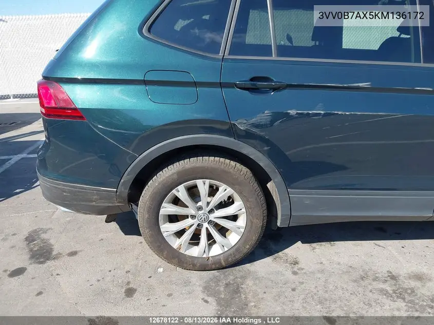 2019 VOLKSWAGEN TIGUAN VIN 3VV0B7AX5KM136172 — фото 21