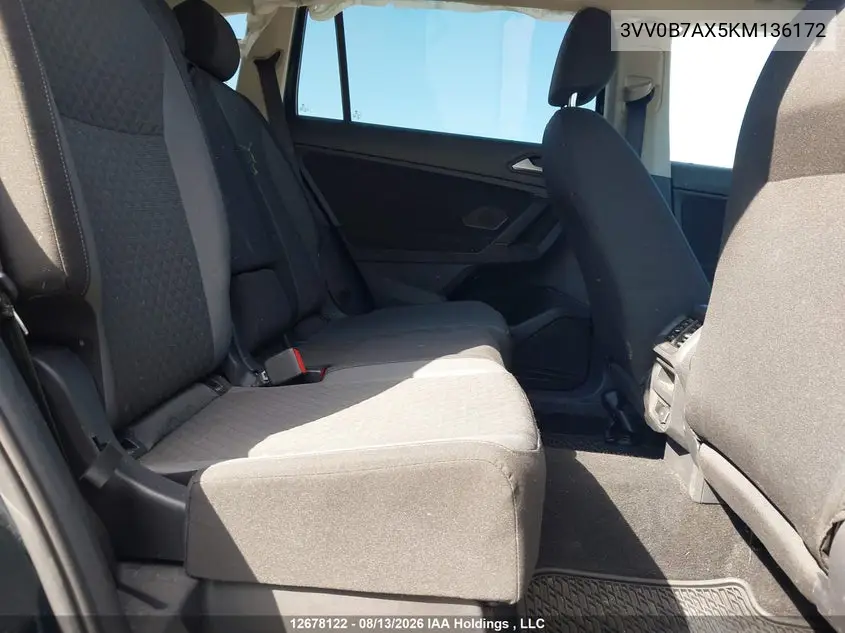 2019 VOLKSWAGEN TIGUAN VIN 3VV0B7AX5KM136172 — фото 8