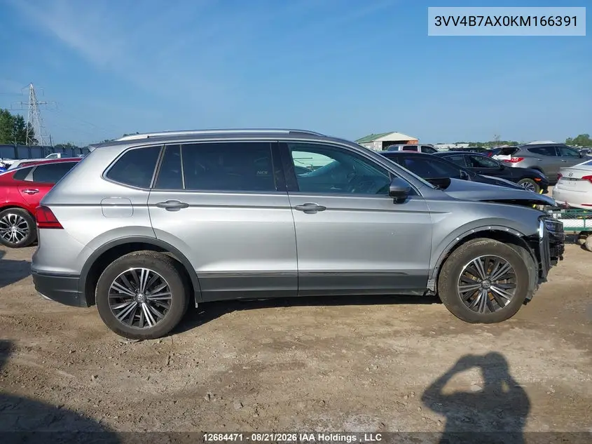 2019 VOLKSWAGEN TIGUAN VIN 3VV4B7AX0KM166391 — фото 14