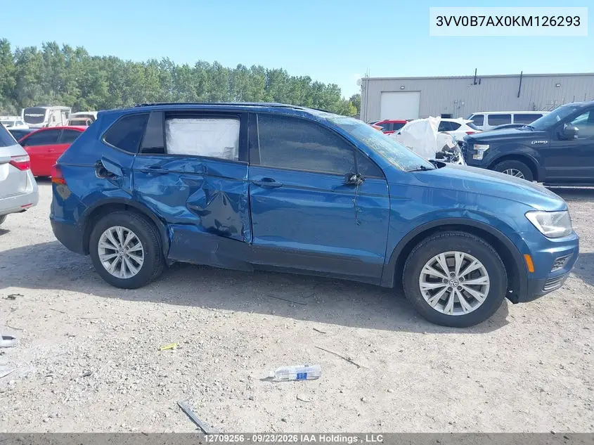 2019 VOLKSWAGEN TIGUAN VIN 3VV0B7AX0KM126293 — фото 13