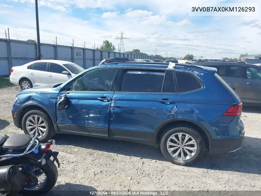 2019 VOLKSWAGEN TIGUAN VIN 3VV0B7AX0KM126293 — фото 14