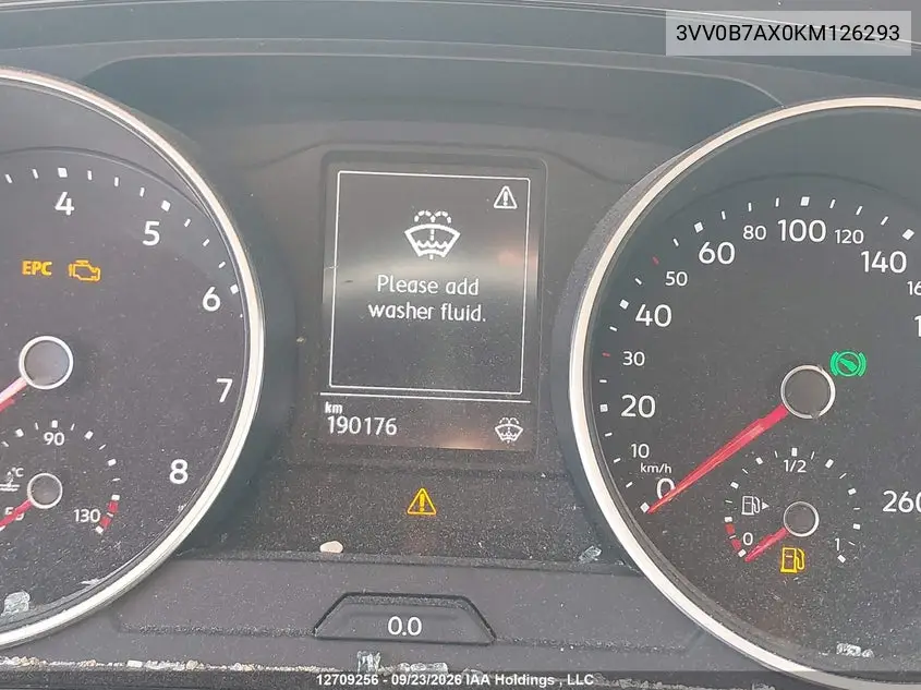 2019 VOLKSWAGEN TIGUAN VIN 3VV0B7AX0KM126293 — фото 15