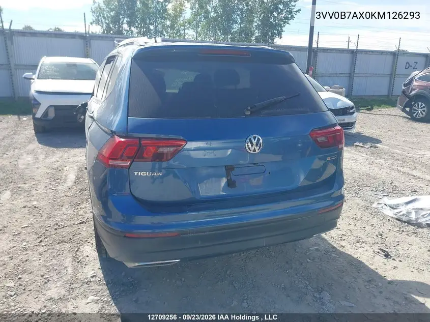 2019 VOLKSWAGEN TIGUAN VIN 3VV0B7AX0KM126293 — фото 16