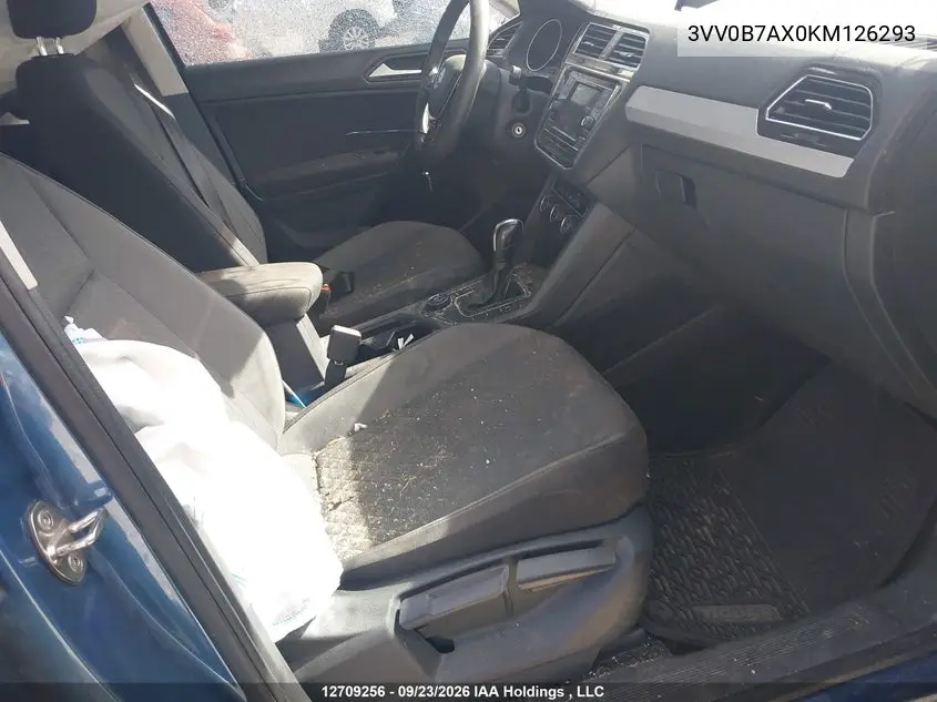 2019 VOLKSWAGEN TIGUAN VIN 3VV0B7AX0KM126293 — фото 5