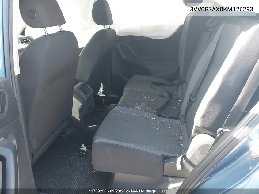 2019 VOLKSWAGEN TIGUAN VIN 3VV0B7AX0KM126293 — фото 8