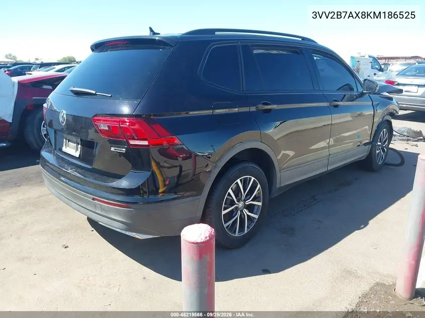 2019 VOLKSWAGEN TIGUAN VIN 3VV2B7AX8KM186525 — фото 4
