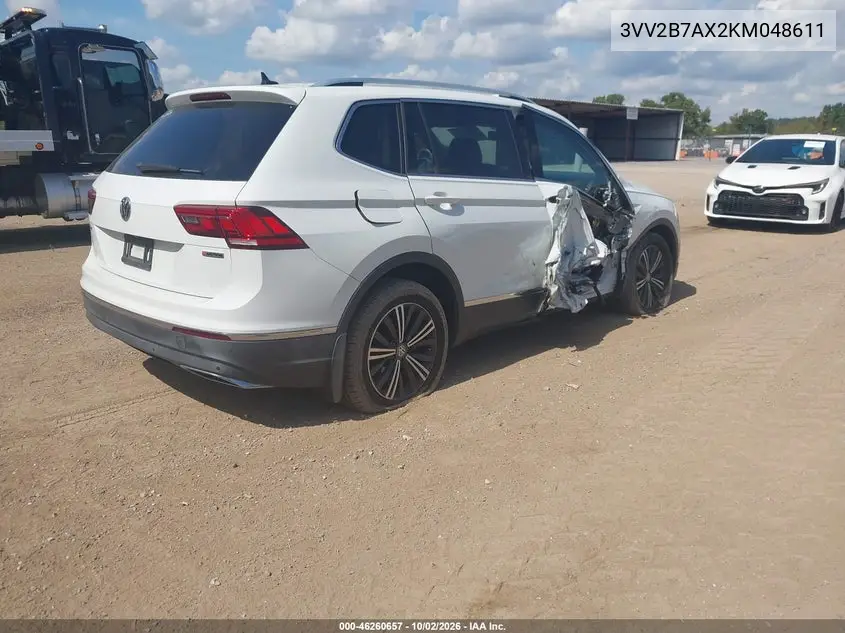 2019 VOLKSWAGEN TIGUAN VIN 3VV2B7AX2KM048611 — фото 4