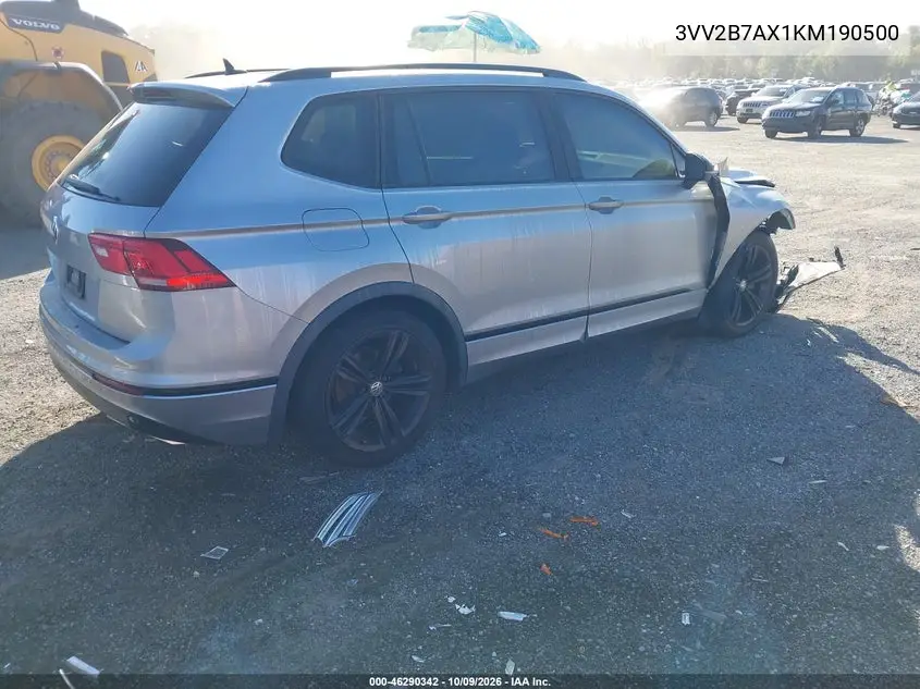 2019 VOLKSWAGEN TIGUAN VIN 3VV2B7AX1KM190500 — фото 4