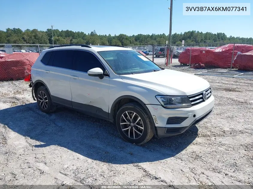 VOLKSWAGEN TIGUAN 2019, VIN 3VV3B7AX6KM077341