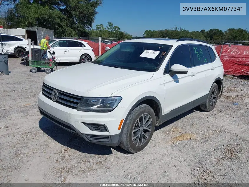 2019 VOLKSWAGEN TIGUAN VIN 3VV3B7AX6KM077341 — фото 2