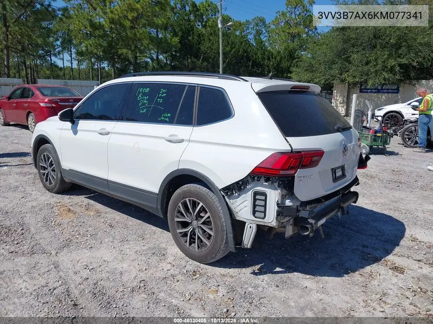 2019 VOLKSWAGEN TIGUAN VIN 3VV3B7AX6KM077341 — фото 3