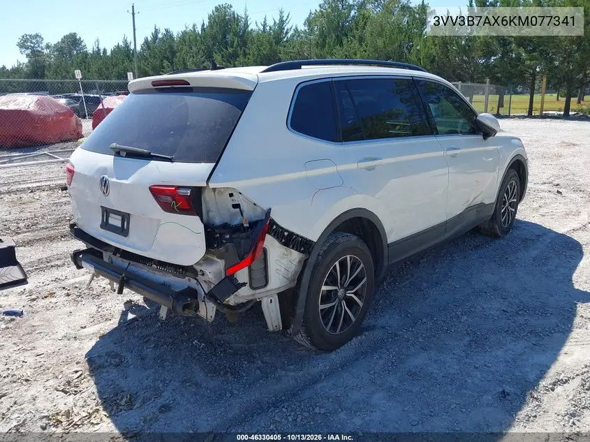 2019 VOLKSWAGEN TIGUAN VIN 3VV3B7AX6KM077341 — фото 4