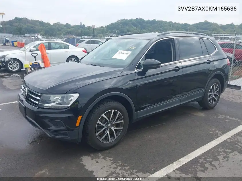 2019 VOLKSWAGEN TIGUAN VIN 3VV2B7AX0KM165636 — фото 2
