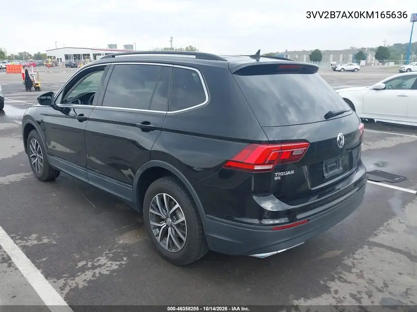 2019 VOLKSWAGEN TIGUAN VIN 3VV2B7AX0KM165636 — фото 3