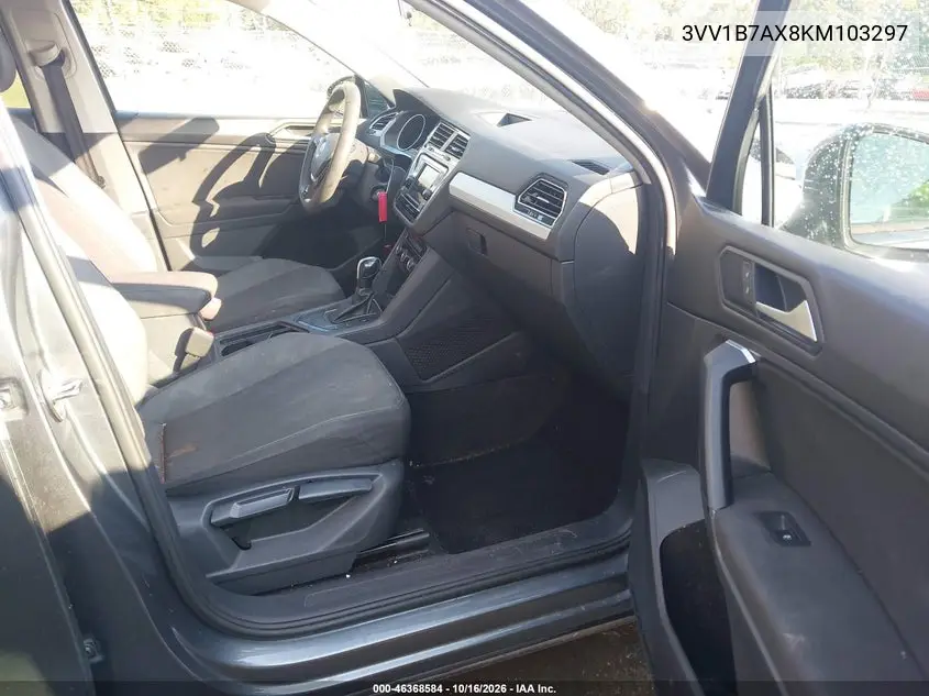 2019 VOLKSWAGEN TIGUAN VIN 3VV1B7AX8KM103297 — фото 5