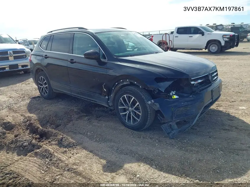 VOLKSWAGEN TIGUAN 2019, VIN 3VV3B7AX7KM197861