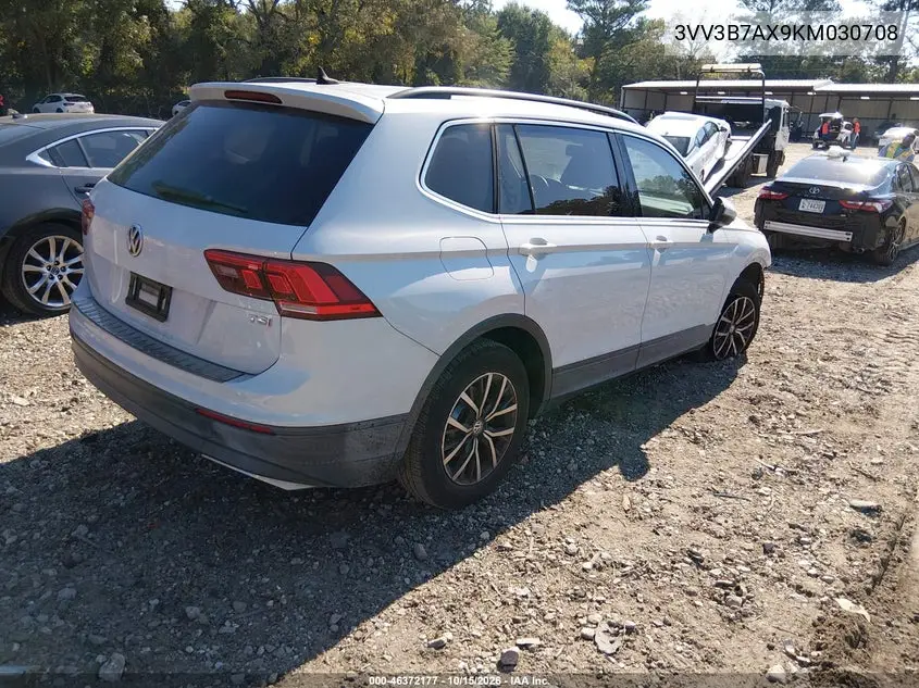 2019 VOLKSWAGEN TIGUAN VIN 3VV3B7AX9KM030708 — фото 4
