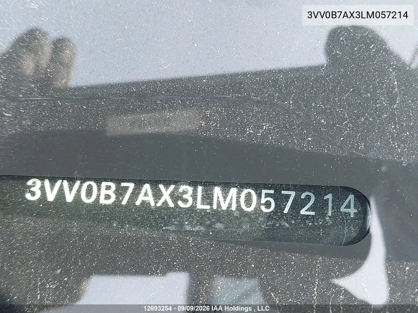 2020 VOLKSWAGEN TIGUAN VIN 3VV0B7AX3LM057214 — фото 9
