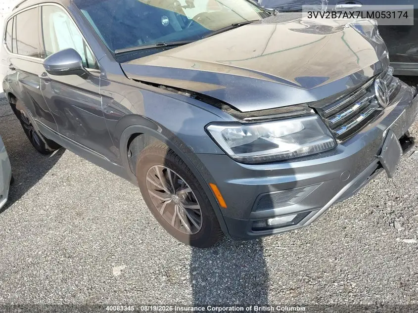 VOLKSWAGEN TIGUAN 2020, VIN 3VV2B7AX7LM053174