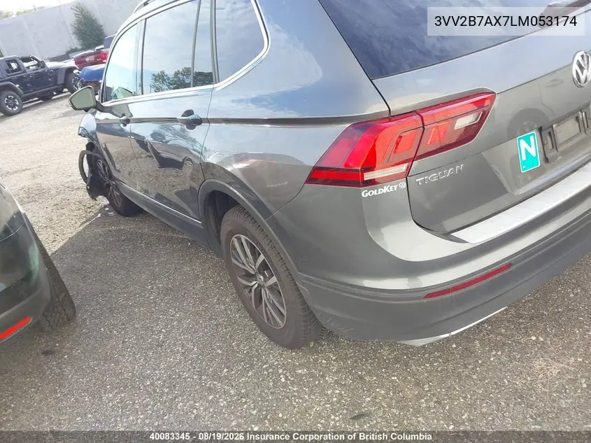 2020 VOLKSWAGEN TIGUAN VIN 3VV2B7AX7LM053174 — фото 3