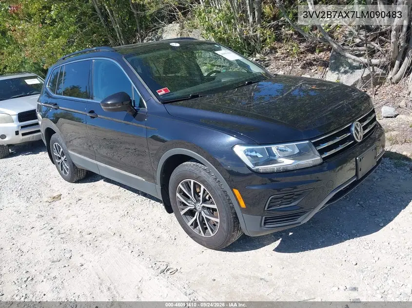 VOLKSWAGEN TIGUAN 2020, VIN 3VV2B7AX7LM090483