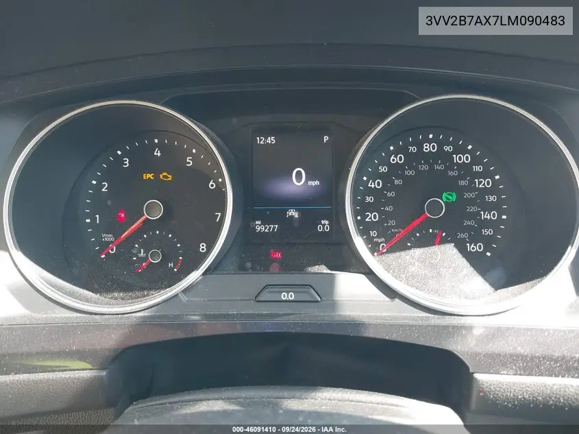 2020 VOLKSWAGEN TIGUAN VIN 3VV2B7AX7LM090483 — фото 7