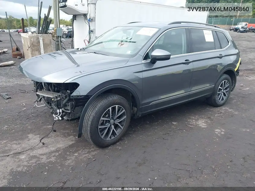 2020 VOLKSWAGEN TIGUAN VIN 3VV2B7AX6LM045860 — фото 2