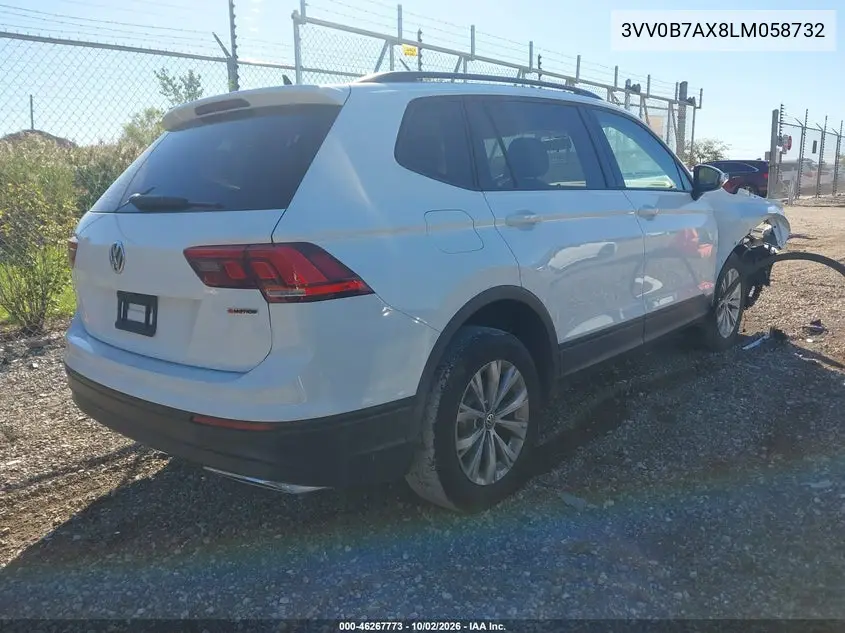 2020 VOLKSWAGEN TIGUAN VIN 3VV0B7AX8LM058732 — фото 4
