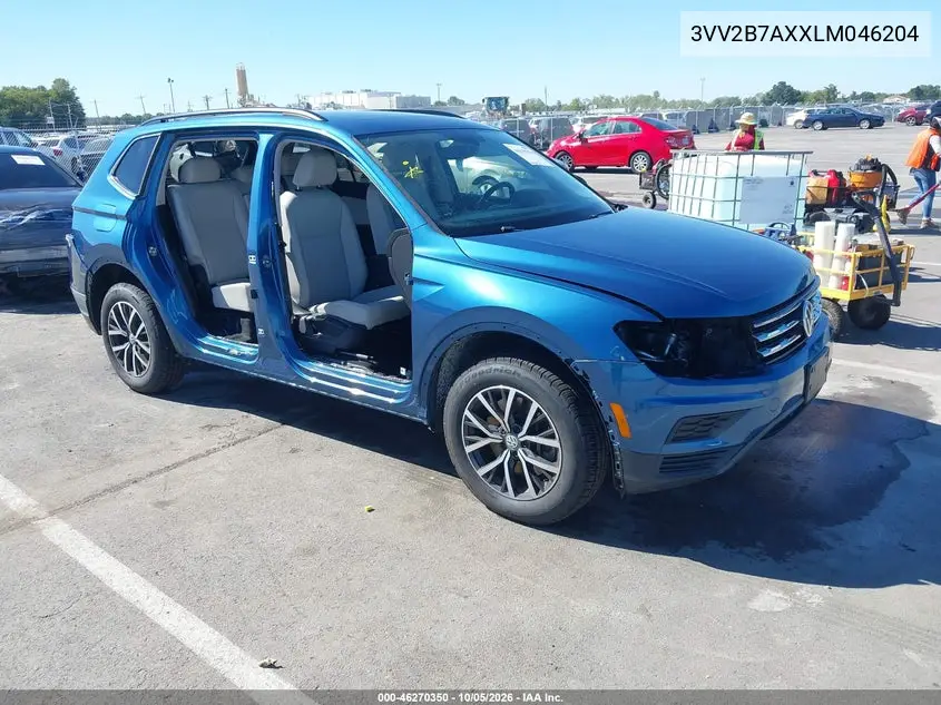 VOLKSWAGEN TIGUAN 2020, VIN 3VV2B7AXXLM046204