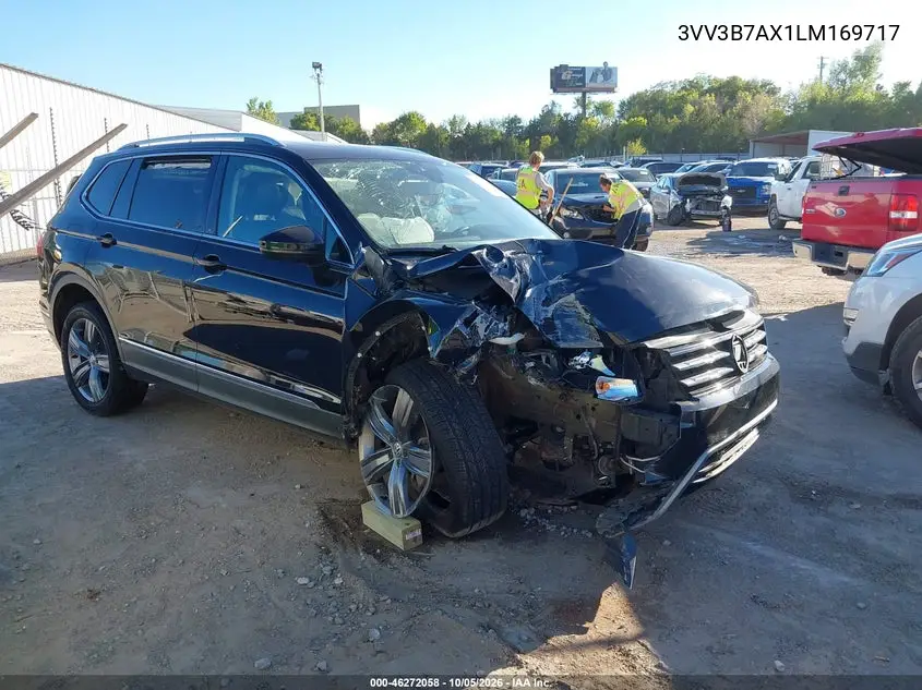VOLKSWAGEN TIGUAN 2020, VIN 3VV3B7AX1LM169717