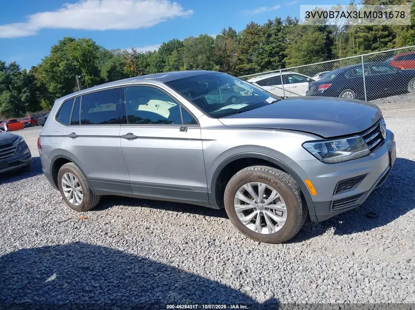 2020 VOLKSWAGEN TIGUAN VIN 3VV0B7AX3LM031678 — фото 13