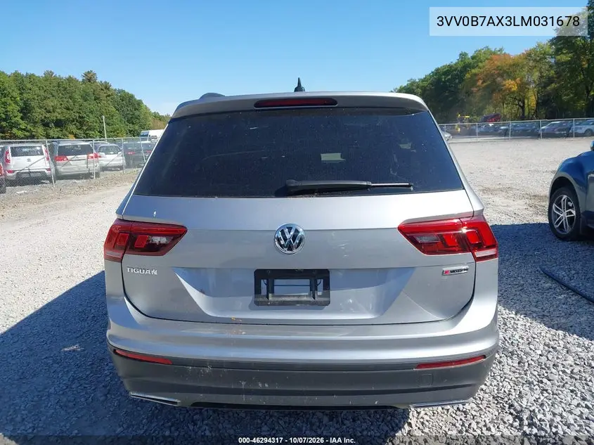 2020 VOLKSWAGEN TIGUAN VIN 3VV0B7AX3LM031678 — фото 16