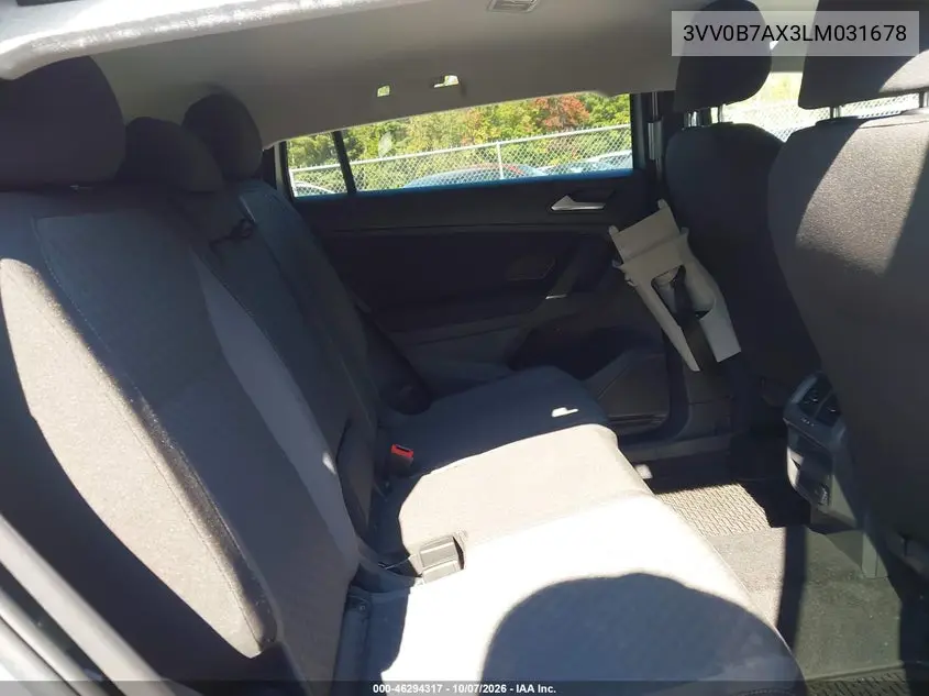 2020 VOLKSWAGEN TIGUAN VIN 3VV0B7AX3LM031678 — фото 8
