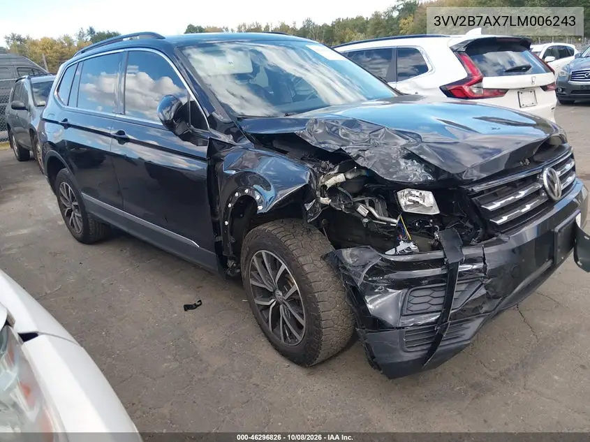 VOLKSWAGEN TIGUAN 2020, VIN 3VV2B7AX7LM006243