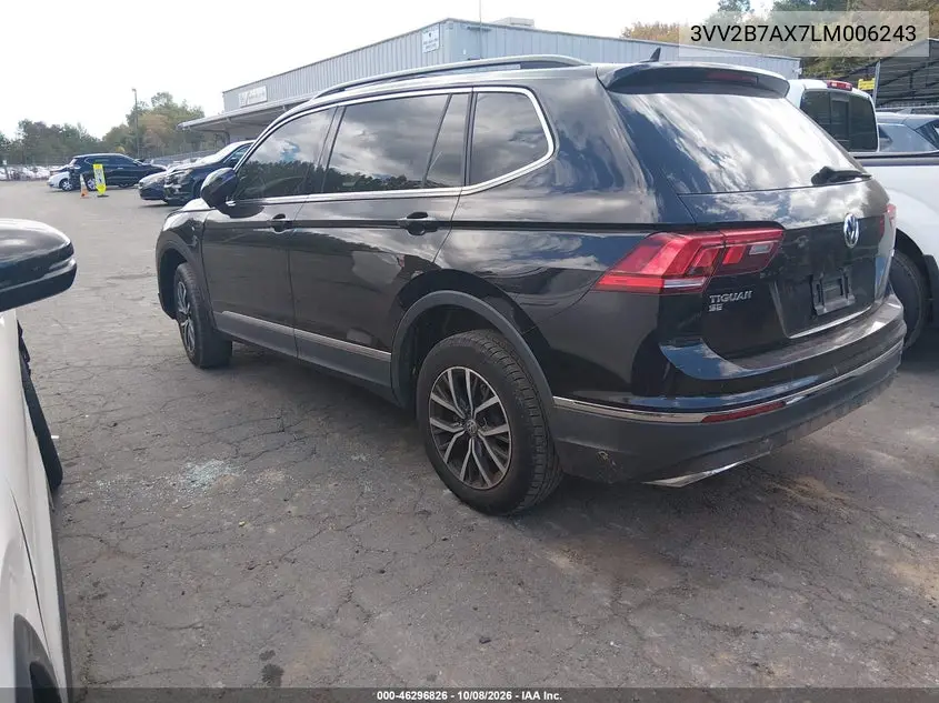 2020 VOLKSWAGEN TIGUAN VIN 3VV2B7AX7LM006243 — фото 3