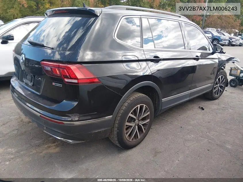 2020 VOLKSWAGEN TIGUAN VIN 3VV2B7AX7LM006243 — фото 4
