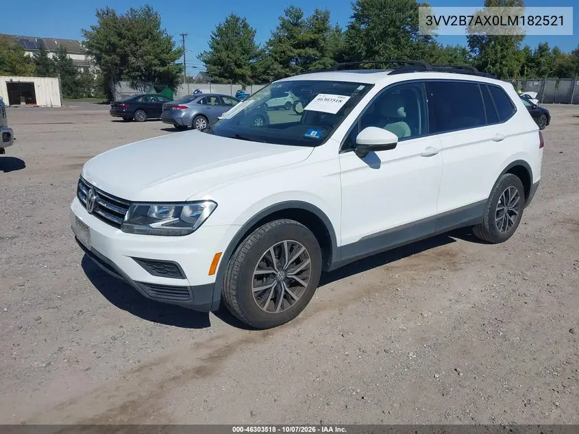 2020 VOLKSWAGEN TIGUAN VIN 3VV2B7AX0LM182521 — фото 2