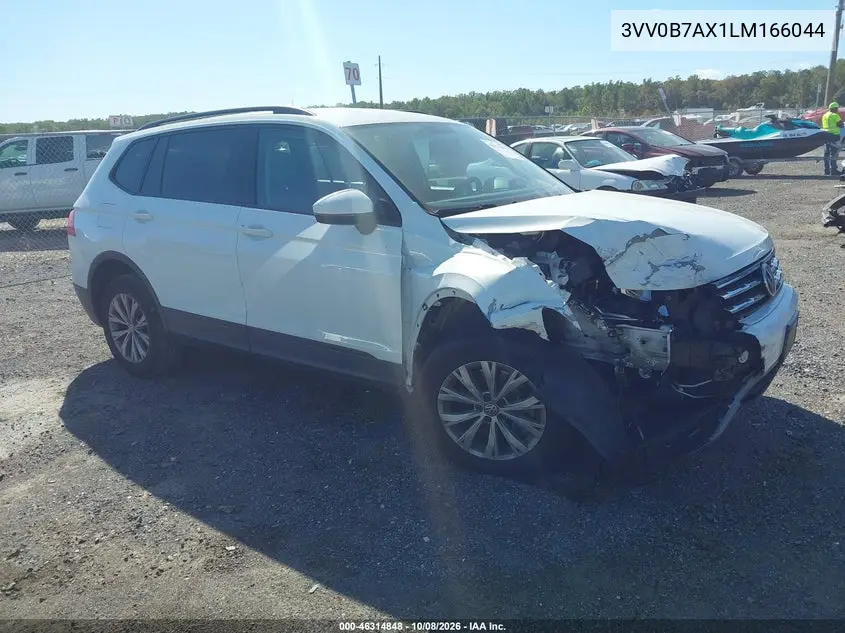 VOLKSWAGEN TIGUAN 2020, VIN 3VV0B7AX1LM166044