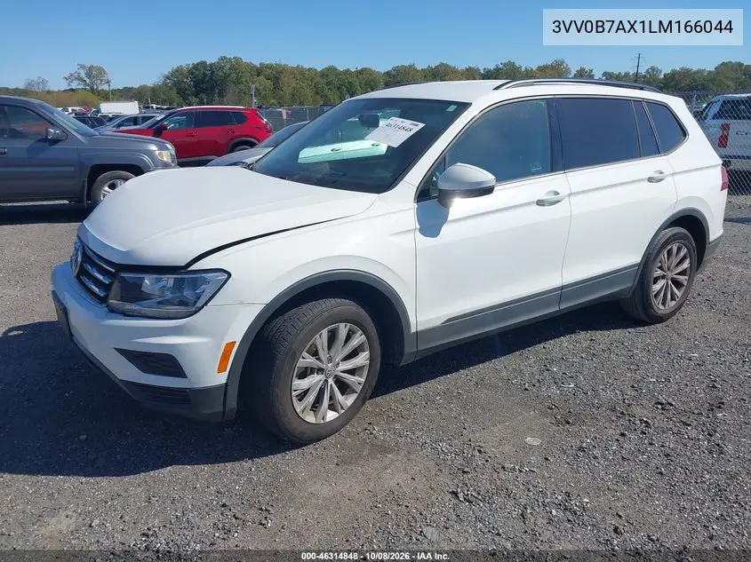 2020 VOLKSWAGEN TIGUAN VIN 3VV0B7AX1LM166044 — фото 2