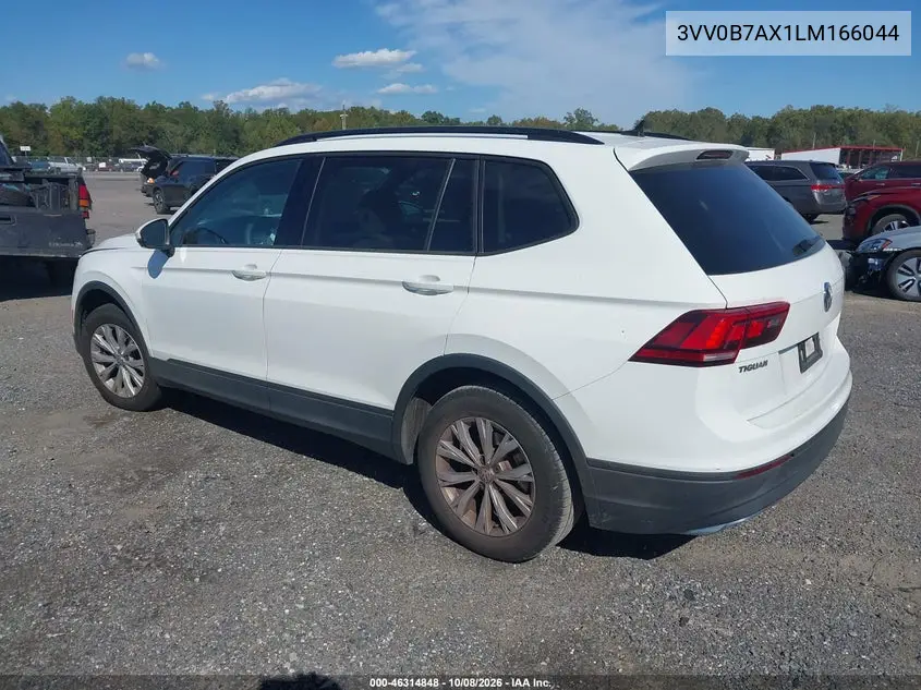 2020 VOLKSWAGEN TIGUAN VIN 3VV0B7AX1LM166044 — фото 3