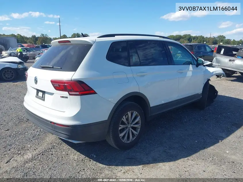 2020 VOLKSWAGEN TIGUAN VIN 3VV0B7AX1LM166044 — фото 4
