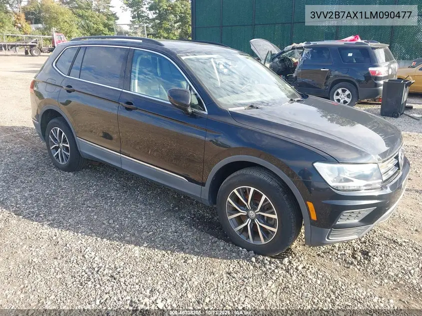 VOLKSWAGEN TIGUAN 2020, VIN 3VV2B7AX1LM090477