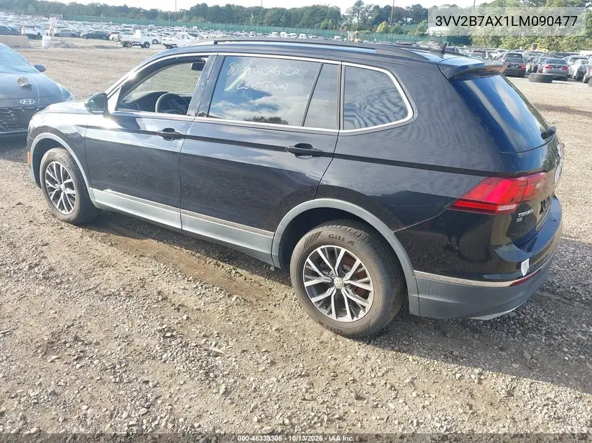 2020 VOLKSWAGEN TIGUAN VIN 3VV2B7AX1LM090477 — фото 3