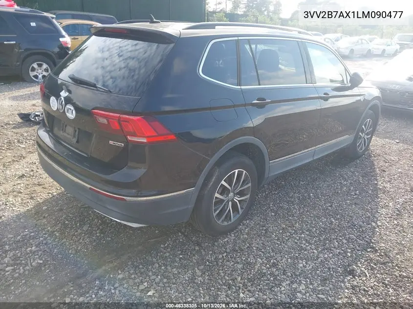 2020 VOLKSWAGEN TIGUAN VIN 3VV2B7AX1LM090477 — фото 4