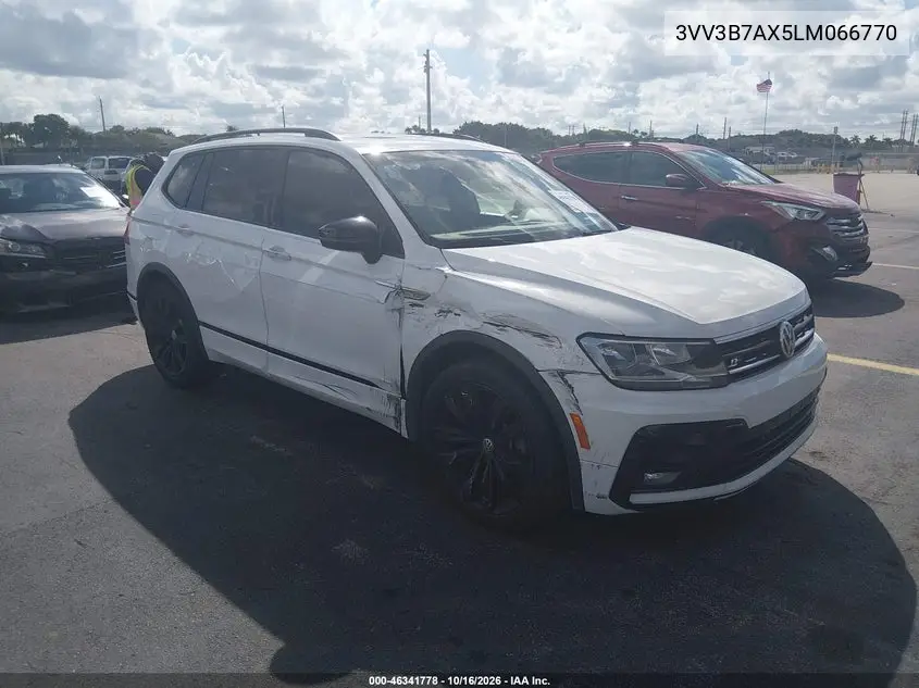 VOLKSWAGEN TIGUAN 2020, VIN 3VV3B7AX5LM066770