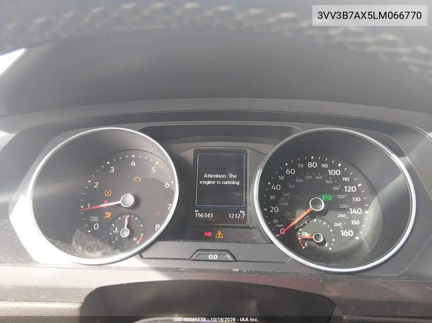 2020 VOLKSWAGEN TIGUAN VIN 3VV3B7AX5LM066770 — фото 7