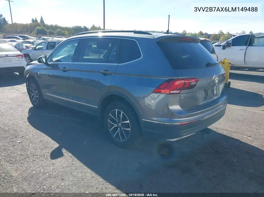 2020 VOLKSWAGEN TIGUAN VIN 3VV2B7AX6LM149488 — фото 3