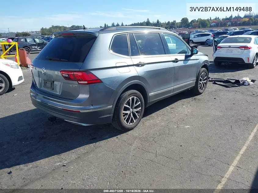 2020 VOLKSWAGEN TIGUAN VIN 3VV2B7AX6LM149488 — фото 4