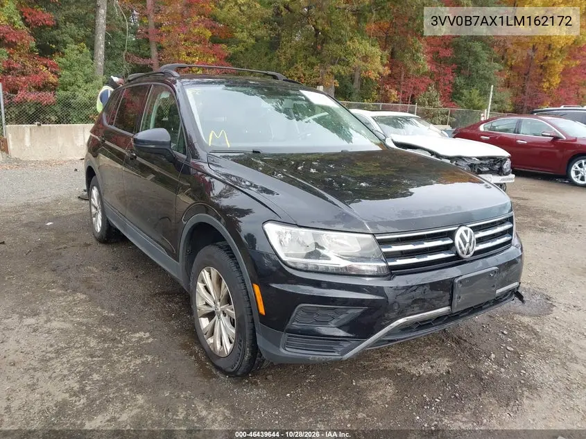 VOLKSWAGEN TIGUAN 2020, VIN 3VV0B7AX1LM162172