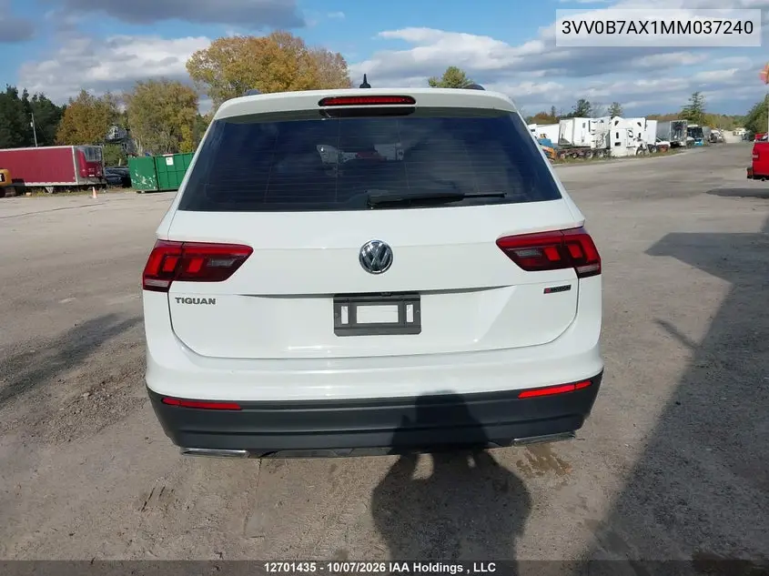 2021 VOLKSWAGEN TIGUAN VIN 3VV0B7AX1MM037240 — фото 16